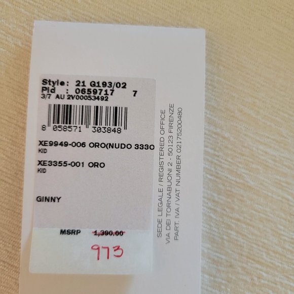 New Salvatore Ferragamo Gold GINNY Bag - Perfect for Holidays! - Picture 2 of 7